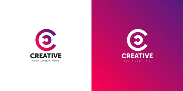 C letter, Creative logo design template. kreativní logotyp — Stockový vektor