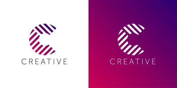 C letter, Creative logo design template. kreativní logotyp — Stockový vektor