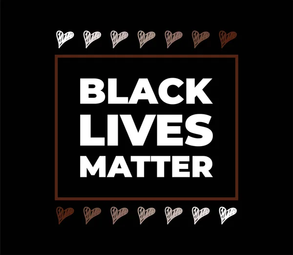 Black Lives Matter calligraphic text vector vintage. stop racism. I can t breathe. stop shooting. don t shoot. black lives matter. lives matter. police violence. stop violence. BLM. stop racism. — Stock Vector