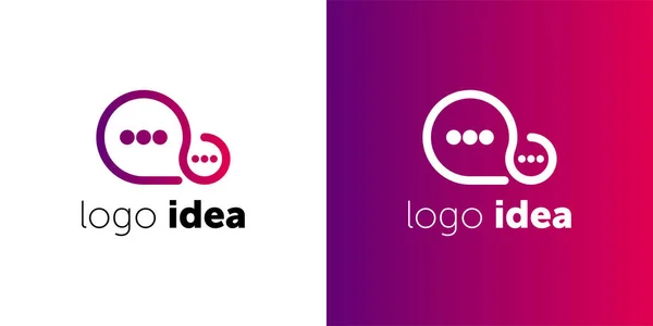 Modello di design del logo del concetto di lavoro creativo del team. idea di logo — Vettoriale Stock