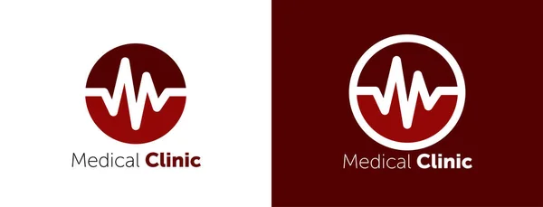 Vettore di progettazione del modello logo sicuro medico. logo della clinica medica — Vettoriale Stock