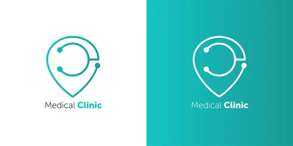 Medical Clinic Logo Design Template Element.. medisch logo — Stockvector