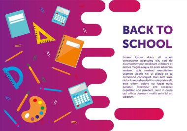 Okula Dönüş Tipografik Elementler - Klasik Tarz Okula Dönüş Süper Satış Tasarımı Düzenleme Vektör Biçiminde