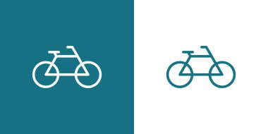 Soyut bisiklet logosu şablonu. Motosiklet Dükkanı Marka Kimliği