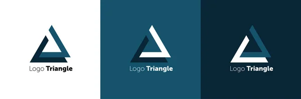 三角形のロゴ要素をデザイン。無限クロスリボンベクトルデザインアイコンテンプレート. — ストックベクタ