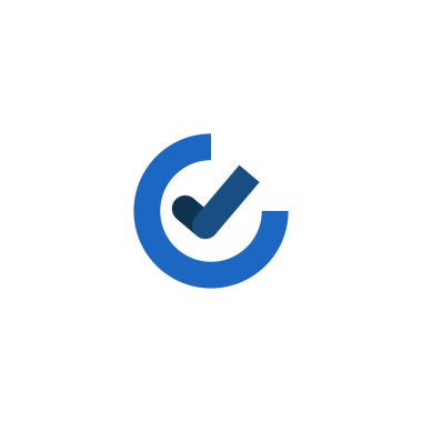 Vektör saat, zaman şirketi logosu tasarımı, iş sembolü konsepti, asgari çizgi biçimi