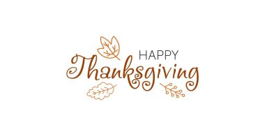 Elle çizilmiş Şükran Günü tipografi posterin kutlu olsun. Kartpostal, simge, logo ve rozet için dokulu arka planda kutlama alıntısı. Çelenkli Şükran Günü Kaligrafi metni