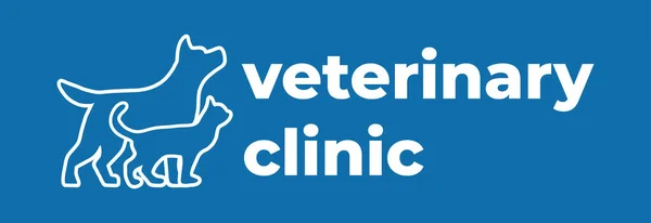 Veterinaire geneeskunde - logo ontwerp template voor veterinaire klinieken. — Stockvector