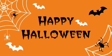 Mutlu Cadılar Bayramı el çizimi karalama etiket afiş şablonu