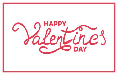 Sevgililer Günü 'nüz kutlu olsun. Baskıcı El Çizimi Arkaplan