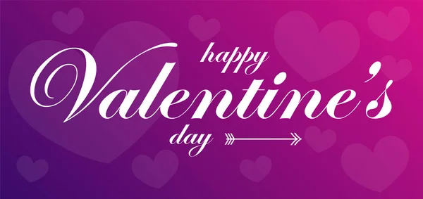 Valentines Day Letting Background Щасливий день Валентинів текст на червоному тлі — стоковий вектор