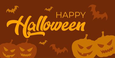 Mutlu Cadılar Bayramı mesaj tasarım geçmişi. Vektör illüstrasyonu EPS 10