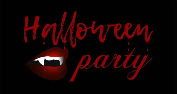 Vektor misztikus illusztráció. háttér köd a háttérben véres hold sziluettjei ijesztő karakterek tök, boszorkány, zombi kéz. Halloween party grafika tervezés. — Stock Vector