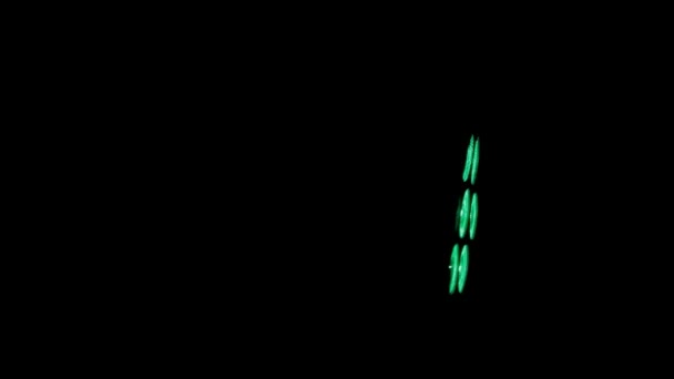 Led 回転灯マジック パーティー光。カラフルなディスコ ステージ照明 Rgb. — ストック動画