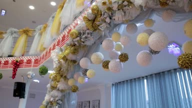 Düğün masa. Olay kutlama için hazırlanan kenarındaki tablo.