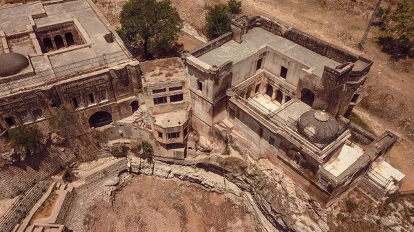 Aerial View to the Ruins of Katas Raj Temple, Pakistan