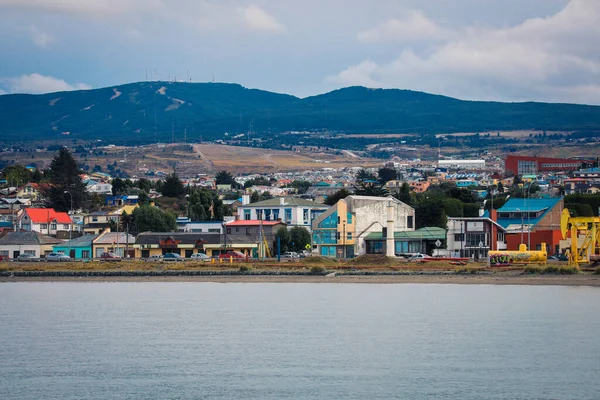 Punta Arenas Chile 2019 November Színes Épületek Punta Arenas Kikötő — Stock Fotó