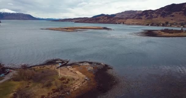 Escocia Reino Unido Marzo 2020 Imágenes Aéreas Del Castillo Medieval — Vídeo de stock