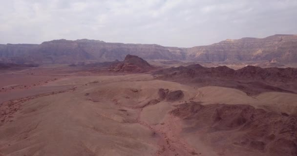 Luftaufnahmen Timna Nationalpark Bei Eilat Israel — Stockvideo