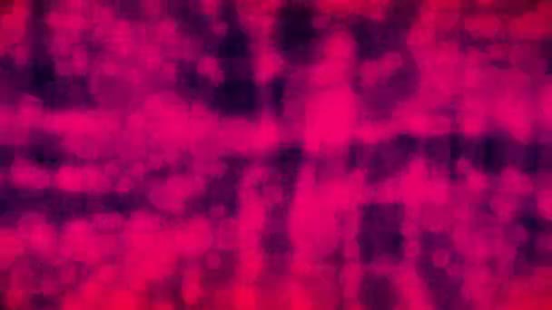 Абстрактная безморщинистая анимация из неоновых, перламутровых световых трубок, фар и отскакивающих линий . — стоковое видео