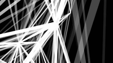 Soyut beyaz ışınlar siyah arkaplanda rastgele hareket eden animasyonlardır. Kusursuz döngünün animasyonu