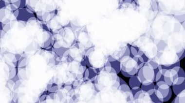 Soyut saydam noktalar mavi arkaplanda rastgele hareket eden animasyonlardır. Kusursuz döngünün animasyonu