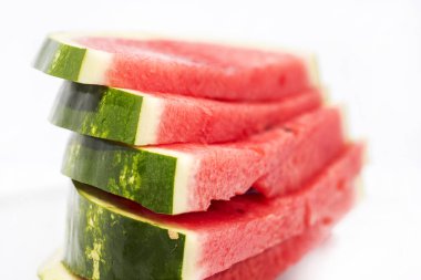 İzole dilim karpuz. En büyük berry.