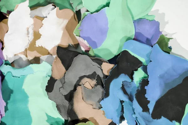 Hochwertiger Hintergrund Abstrakter Hintergrund Mit Fingerabdrücken Aus Spielknete Mosaik Farbigen — Stockfoto