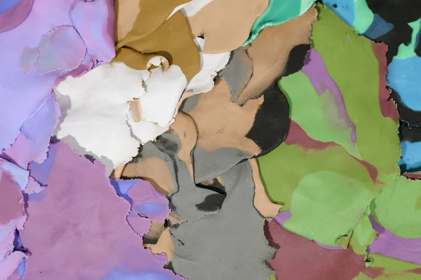 Hochwertiger Hintergrund Abstrakter Hintergrund Mit Fingerabdrücken Aus Spielknete Mosaik Farbigen — Stockfoto