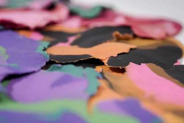 Высококачественный Фон Абстрактный Фон Отпечатками Пальцев Сделанными Play Clay Цветной — стоковое фото