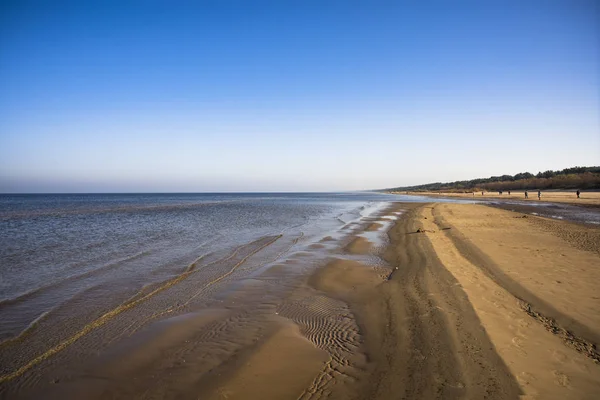 Costa Del Baltico Giornata Autunno Soleggiata Paesaggio Foto — Foto Stock