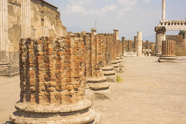 Die Ruinen Der Stadt Pompeji Italien — Stockfoto