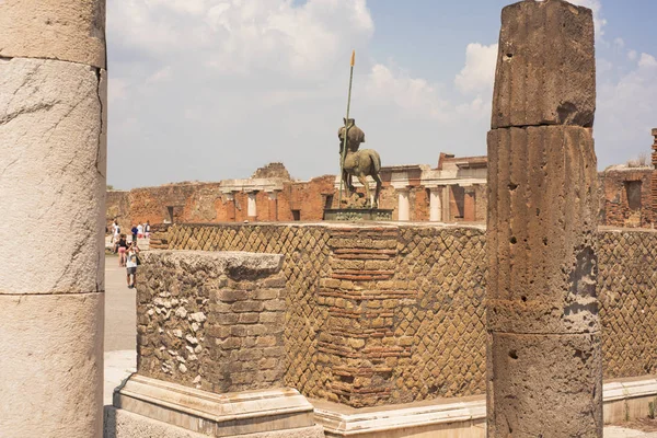 Las Ruinas Ciudad Pompeya Italia — Foto de Stock