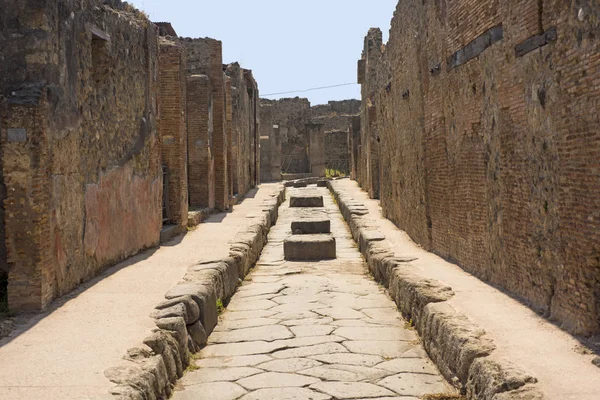 Las Ruinas Ciudad Pompeya Italia — Foto de Stock