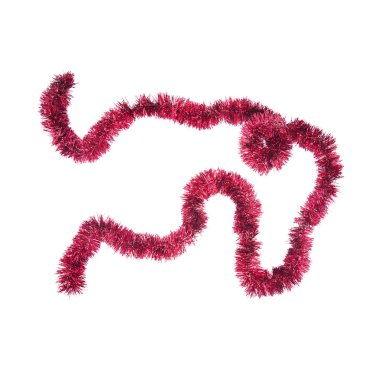 Noel çelenk. Beyaz arka plan üzerinde arka izole fotoğraf.