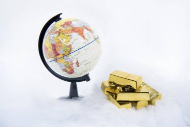 Gold trading concept. Abstract photo of gold. clipart