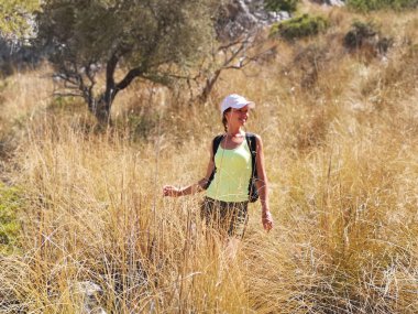 Mallorca Adası. Geçitten geçiyor.