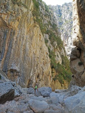 Mallorca Adası. Geçitten geçiyor.