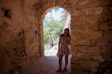 Mallorca Palma 'daki Mayorka' da Castillo de Bellver Kalesi.