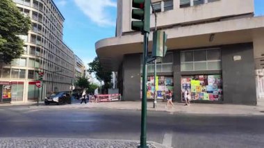 Lisbon Portugal POV summer walking city photo tiled architecture travel lifestyle