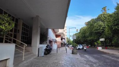 Summer Lisbon Portugal POV travel walking photo historic architecture cobblestones