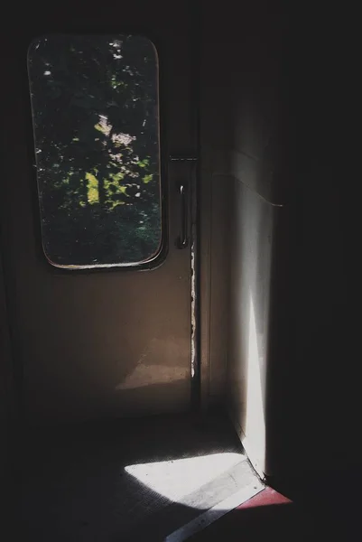 Interior Del Tren Interurbano Indonesio —  Fotos de Stock