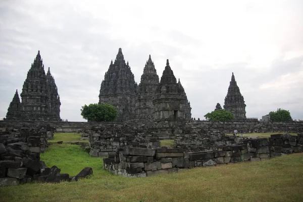 Complejo Histórico Prambanan Yogyakarta Indonesia — Foto de Stock