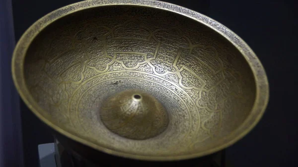 Ancient Royal Brass Bowl Bronze Brass — Stock Photo, Image