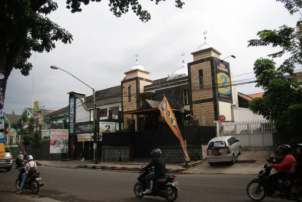 Street Panorama Uitzicht Stad Bandung — Stockfoto