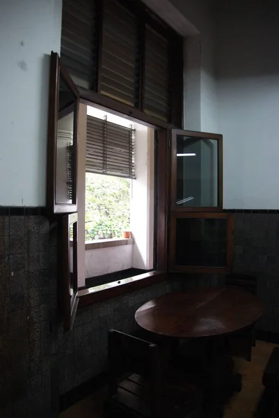interior of old bank in jakarta