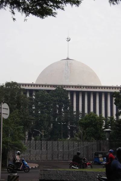 Istiqlal Mosque Jakarta Indonesia Largest Mosque Southeast Asia Third Largest — Stock Photo, Image