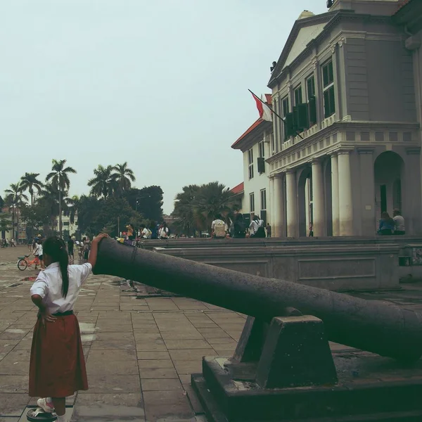 Кота Туа Джакарта Официально Известная Кота Туа Является Районом Включающим — стоковое фото
