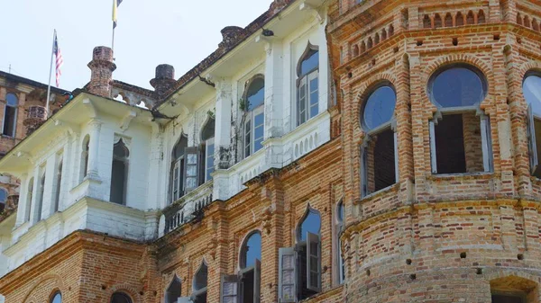 Janelas Castelo Abandonado Perak Malásia — Fotografia de Stock