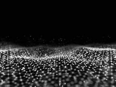 Bilgisayar geometrik dijital bağlantı yapısı. İş bütünlüğü teknolojisi geçmişi. Derin öğrenme ikili kod algoritmaları. Soyut 3D görüntüleme. Yapay zeka